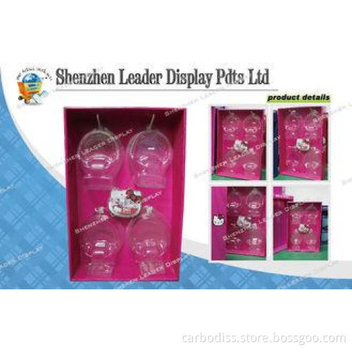 Point Of Sale Corrugated Sidekick Display Hook Stands For P
